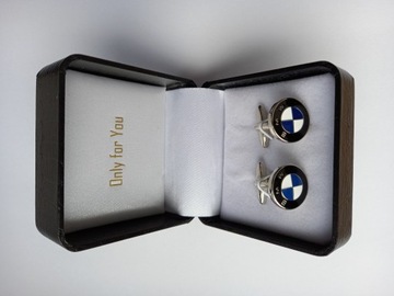 Оригинальные запонки Exciting BMW Emblem Shirt в футляре