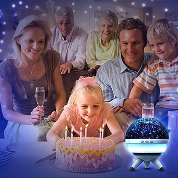 ПРОЕКТОР ЗВЕЗД НЕБО ВРАЩАЮЩИЙСЯ НОЧНИК ДЛЯ ДЕТЕЙ СВЕТОДИОДНЫЙ ПРОЕКТОР В ПОДАРОК