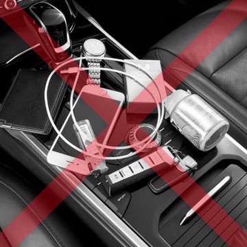 Ящик для хранения Автомобильный органайзер между сиденьями Правый левый подстаканник 2 шт.