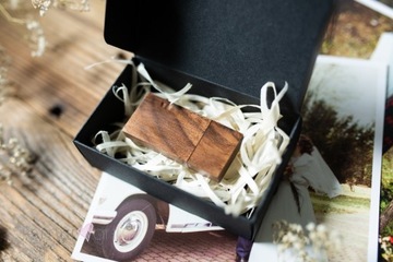 Коробка для флешки BEAUTIFUL MOMENTS черная черная Маленькая упаковка Instax Photo