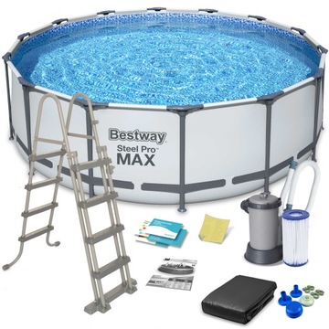 BASEN STELAŻOWY OGRODOWY 488x122cm BESTWAY 11w1