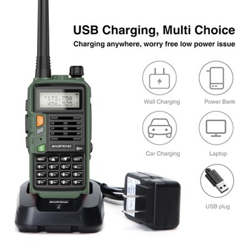 BAOFENG UV-S9 Plus V1 V2 Мощный портативный двойной