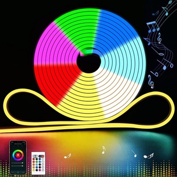 Taśma LED RGB, taśma LED 5m Wi-Fi IP65