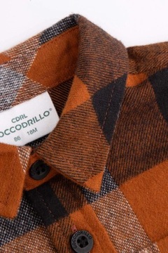 Рубашка в клетку с длинными рукавами для мальчиков 068 Coccodrillo ZC4
