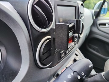 Держатель для телефона Peugeot PARTNER и Citroen BERLINGO Matt Black