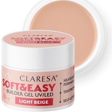 Claresa Soft&Easy Żel Light Beige 45g