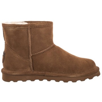 Buty Zamszowe Śniegowce Damskie Bearpaw Alyssa Hickory 2130W Brązowe