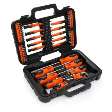 Набор отверток с битами Kraft&Dele, 58 штук.