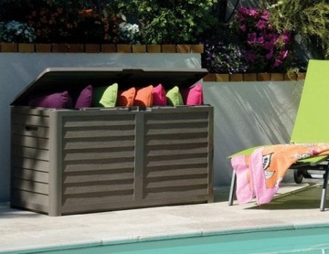 SKRZYNIA OGRODOWA 420L TAUPE