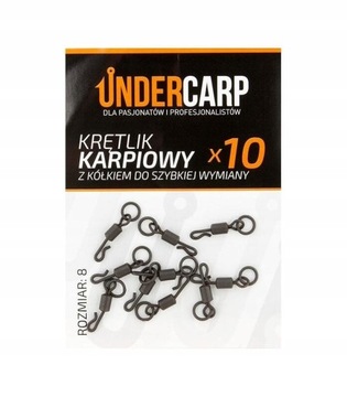 UNDERCARP KRĘTLIK KARPIOWY DO SZYBKIEJ WYMIANY 8 UNIWERSALNY ROZM