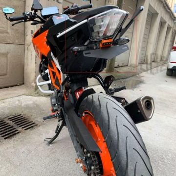 Короткое крепление номерного знака KTM DUKE 125 390 17-23
