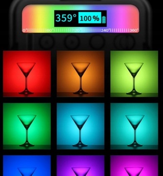 Ulanzi VL49 RGB светодиодная лампа 6 Вт 9000 К