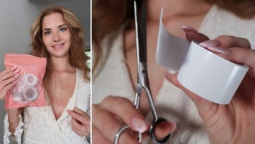 Taśma BODY TAPE 2 ROLKI 10m szeroka transparentna