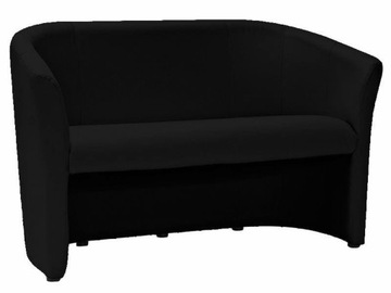 Sofa TM-2 czarna ekoskóra biuro firma salon