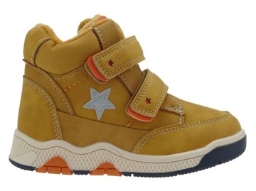 CHŁOPIĘCE TRZEWIKI PÓŁBUTY DZIECIĘCE BUTY PRZEJŚCIOWE NA RZEPY LEKKIE R.25