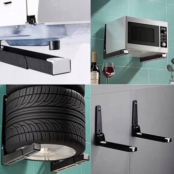 НАБОР ИЗ 2 НАСТЕННЫХ КРОНШТЕЙНОВ ДЛЯ КРЕПЛЕНИЯ МИКРОВОЛНОВОЙ ПЕЧИ