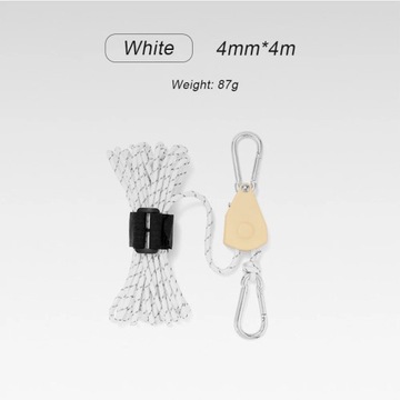 4 Metter Camping Rope Adjustable Rope Fastener