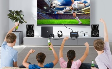ЭКСТРАКТОР HDMI-HDMI КОНВЕРТЕР TOSLINK SPDIF Разветвитель 4K 60 Гц+ 3,5 мм