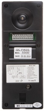 S50D - Одноабонентская шлюзовая станция с камерой и кодовым замком