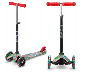 Трёхколесный балансировочный самокат Kidwell UNO LED
