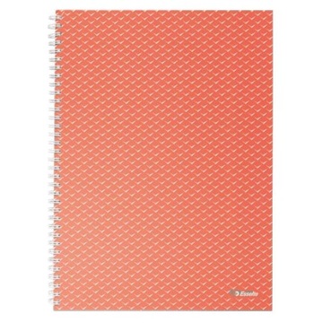 Kołonotatnik A4 kratka 80k Colour'Breeze koralowy