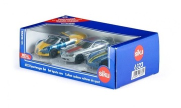 SIKU 6323 3w1 Auta sportowe SET PREZENTOWY metal