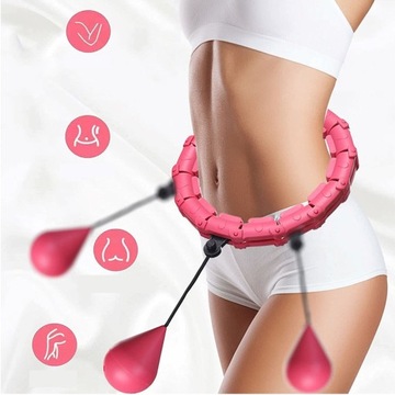 Smart Hula Hop интеллектуальный утягивающий розовый, максимальная талия 110 см