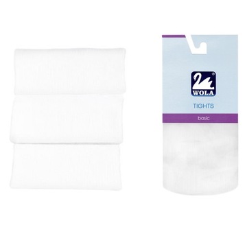 Wola BASIC bawełniane rajstopy, WHITE, 56-62