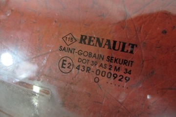 RENAULT KANGOO 2 II 3 III 08- CITAN W415 SKLO (OKNO) DVEŘE LEVÝ PŘEDNÍ 2010R