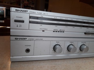ВИНТАЖНЫЙ УСИЛИТЕЛЬ SHARP SA-11 оригинал