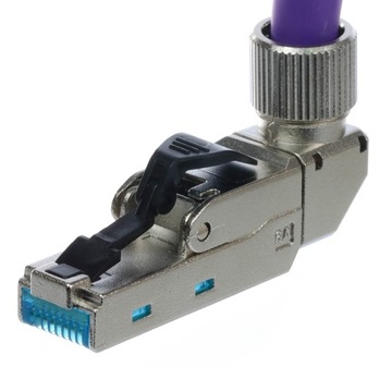 MOLEX modularny wtyk kątowy RJ45 kat.6A ekranowany
