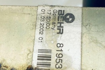 CHLADIČ RADIÁTORU BMW 7 (E65, E66 E67) 6906268 3.6L GASOLINE 200KW