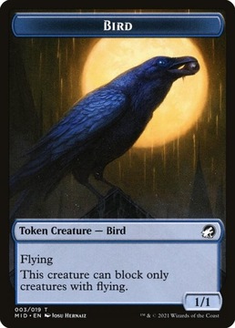 Karta Magic: The Gathering Bird Token (MID 003)