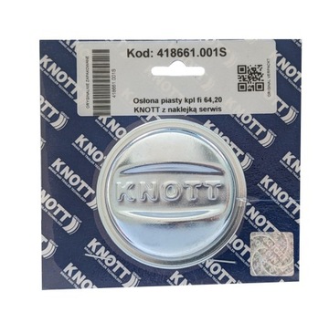Osłona piasty łożyska bębna KNOTT KAPSEL 64.2mm