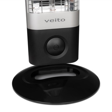 Promiennik podczerwieni IR elektryczny ciepła Veito 1200W +PILOT TIMER 15m2