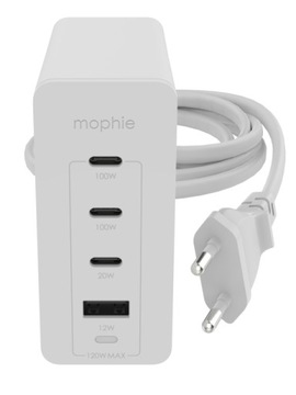 Mophie GaN speedport ładowarka sieciowa do iPad Macbook 3xUSB-C USB-A 120W