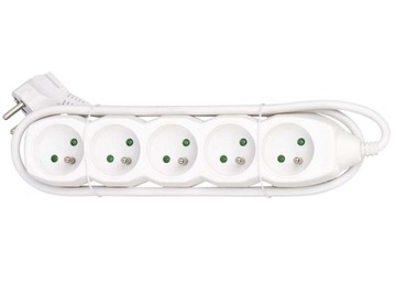 Удлинитель 5 розеток 1,5 метра P0511 WHITE EMOS