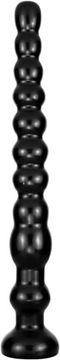 Wielkie dildo korek analny na przyssawce SUILEE 32cm czarny