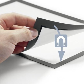 Информационная рамка А4 золотая самоклеящаяся Duraframe 2шт х4