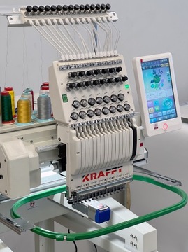 KRAFT KF-CT1501H ВЫШИВАЛЬНАЯ МАШИНА 1 ГОЛОВКА 15 ЦВЕТОВ.