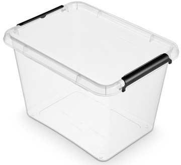 Pojemnik plastikowy z pokrywą pudełko 30 l