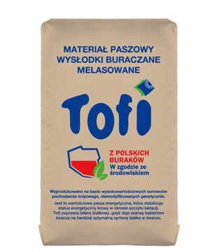 Wysłodki Tofi buraczane melasowane dla bydła 30kg