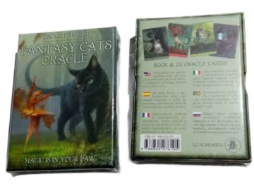 БАРБЬЕРИ ФЭНТЕЗИ КОШКИ ОРАКУЛ ТАРО ИГРАЛЬНЫЕ КАРТЫ НАБОР