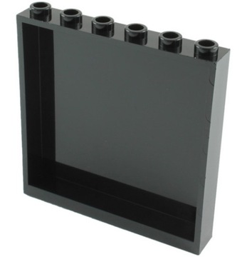 Lego 59349 Brick Panel 1X6x5 Black 2 szt