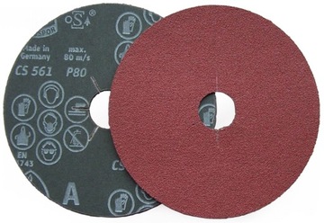 Krążek ścierny FIBRA KLINGSPOR CS561 125mm Gr. 80
