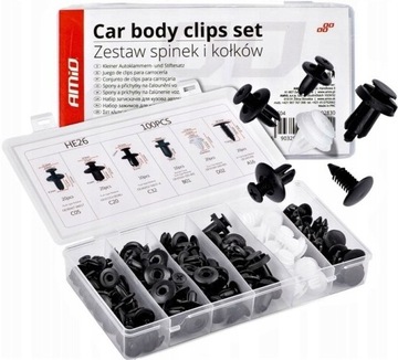 ЗАЖИМЫ, ЗАЖИМЫ, АВТОМОБИЛЬНЫЕ РАСШИРИТЕЛИ, 100 ШТ.