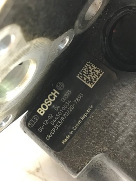 ČERPADLO VYSOKÉHO TLAKU 0445010034