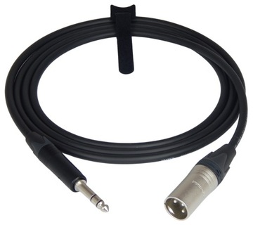 KABEL MIKROFONOWY KLOTZ JACK STEREO-XLR MĘSKI 2m