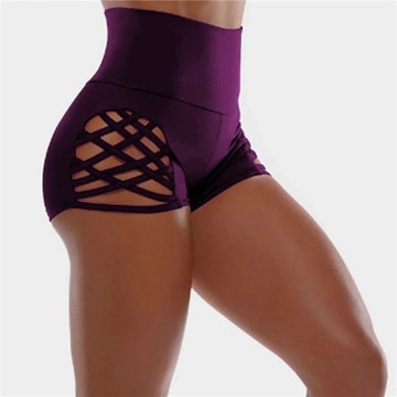 Legginsy z wysokim stanem spodenki do jogi leginsy Push-Up Sport damskie Fi