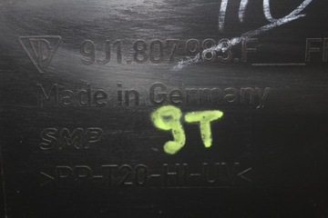 DIFUZOR DOPLNĚNÍ NÁRAZNÍK ZADNÍ PORSCHE TAYCAN PALCŮ 9J1807983F
